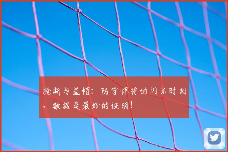 抢断与盖帽：防守悍将的闪光时刻，数据是最好的证明！